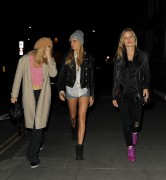 Cara Delevingne, Suki Waterhouse, and Georgia May Jagger - heading out to dinner in Chelsea, England - 04/26/2014