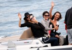 Nina Dobrev, Jessica Szohr and Emma Miller enjoying a shopping day in Saint Tropez with her mom - 06/15/14