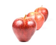 Красные яблоки на белом фоне (Red apple) Ffb5d3336609608