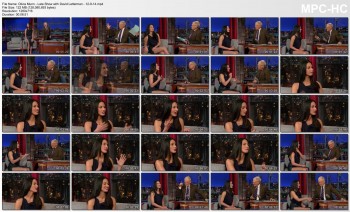 Olivia Munn - Late Show with David Letterman - 12-9-14  DAMN!