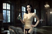 Дита фон Тиз (Dita von Teese) shoot for a new commercial for Perrier Water, 2010 (12xHQ) E64dae377709959