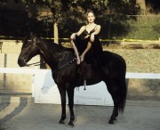 Шэрон Стоун (Sharon Stone) фотосессия на лошади - 3хHQ 084087384785140