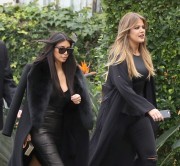 Kim & Khloe Kardashian - Arriving at Jenner Communications in Woodland Hills 01/30/15