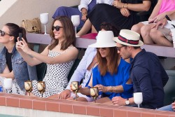 [LQ]  Emmy Rossum - The Moet and Chandon Suite at the 2015 BNP Paribas Open, March 22, 2015 in Indian Wells, CA