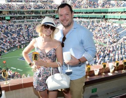 [LQ] Beth Behrs - The Moet and Chandon Suite at the 2015 BNP Paribas Open - Day 14, Indian Wells, California - March 22, 2015