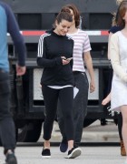 Lea Michele - Set of ‘Scream Queens’ in New Orleans 03/24/2015
