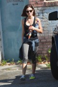 Lucy Hale - Leaving the gym in LA 03/30/2015