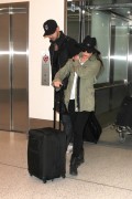 Lea Michele - LAX airport 04/01/2015